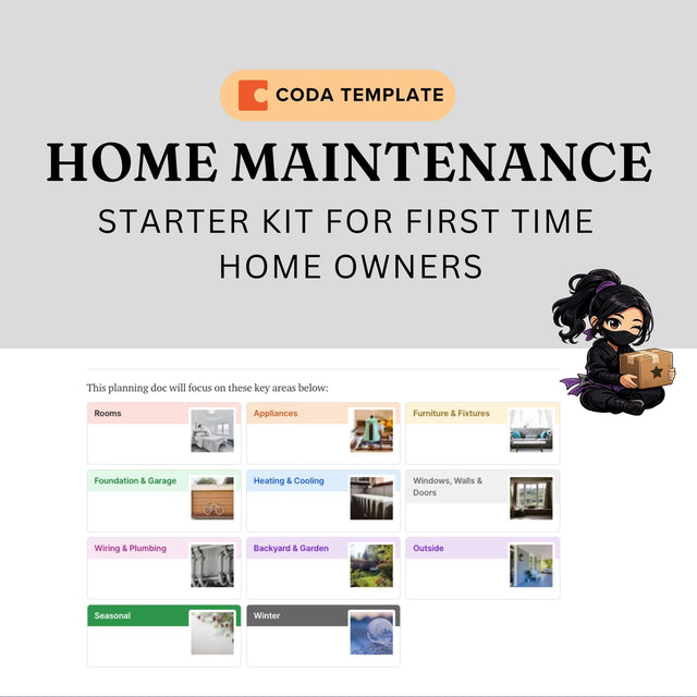 Home Maintenance Starter Kit (Coda Template)