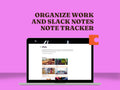 Work Notes Organization Tracker for Slack Messages (Coda Template)